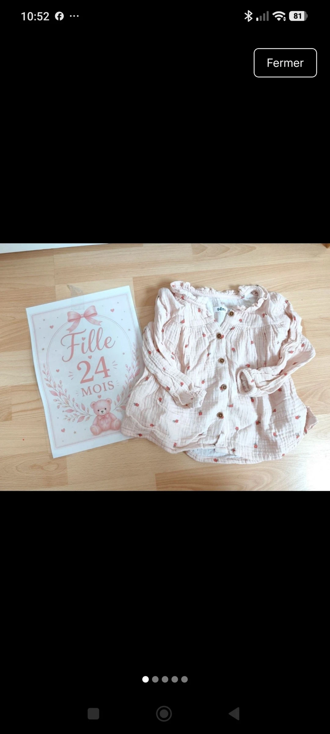 Blouse 24 mois Gémo